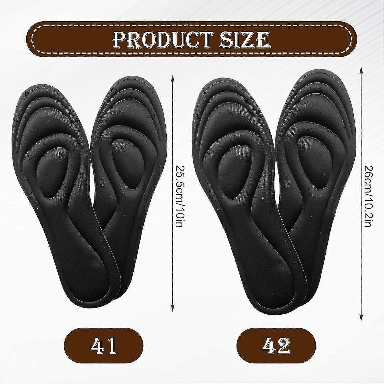 Washable Memory Foam Insoles Supportive