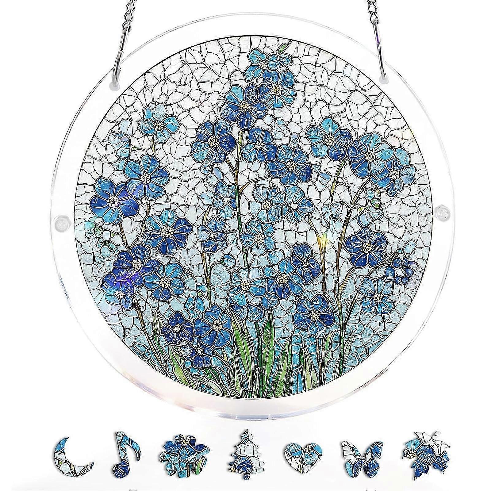 Translucent Rainbow Sun Catcher With Chain