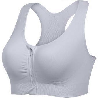 Front Zipper Sports Bras For Women Front Zipper Sports Bras For Women Wirefree Post Surgery Bra Front Closure Racerback Compression Mastectomy_yzae