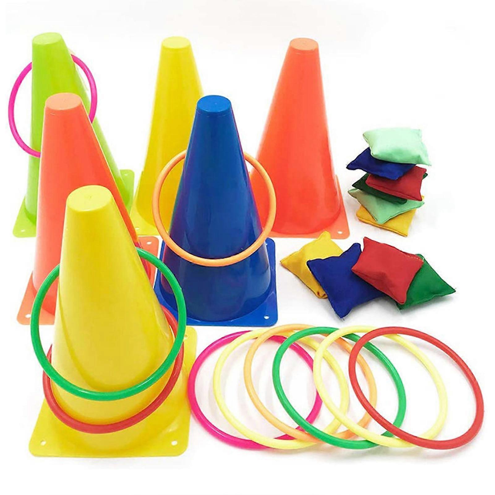 Weather-Resistant Propylene Ring Toss Set