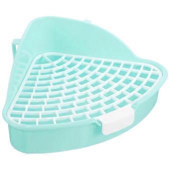 Triangle Rabbit Litter Box Plastic