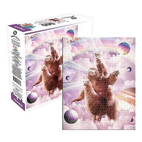 CAT LLAMA Aquarius Random Galaxy Licensed Jigsaw Puzzle Games (500 piece)