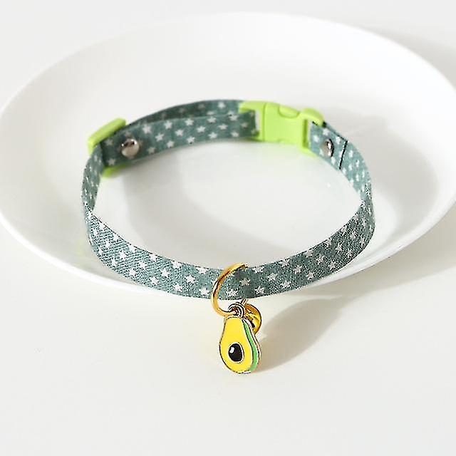 Cat Collar with Pendant, Safety Adjustable Cat Collars Set S Size