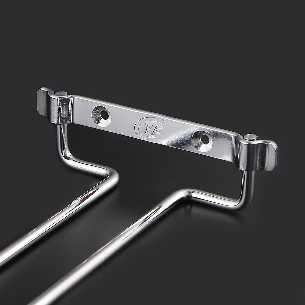 Unilateral Side Hanging Wine Glass Holder Inverted Shelf Under Mounted