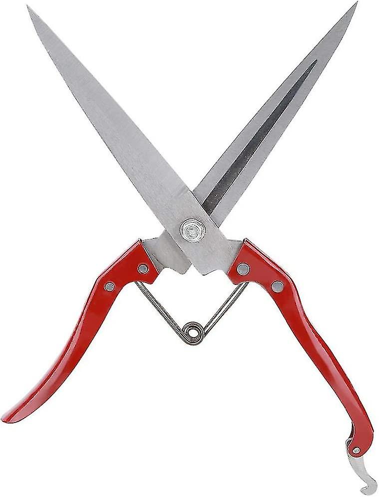 Manual Stainless Steel Sheep Hand Scissors Steel Handle Clipper Cut With Scissors With Spring