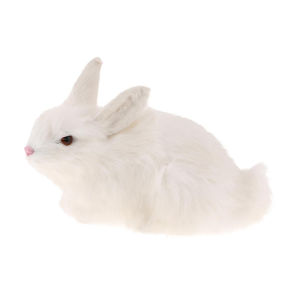 14x21cm Rabbit Statue Home Garden Ornament Prop Model Figure | Fruugo UK