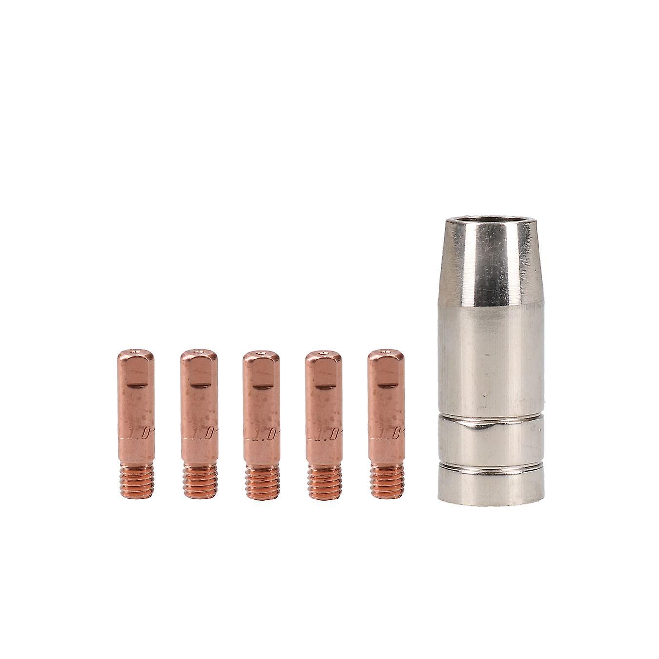 Cebora 130 & 110 / Snap On 130 1x Shroud / Nozzle & 5x 1.0mm Welding Tips