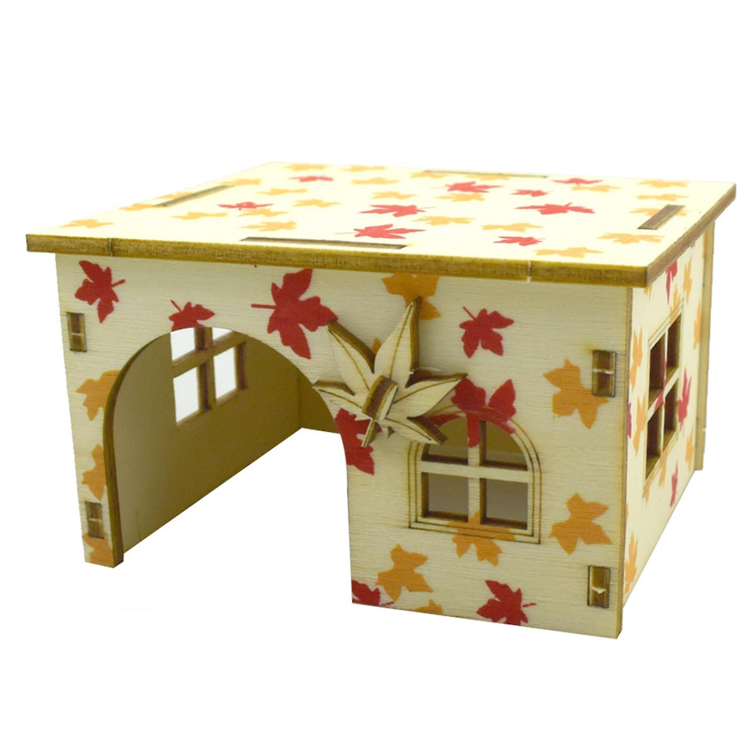 Hamster House Assembled Exercise Training Bunny Hamster Sleeping Beds House Toys for Small Pets