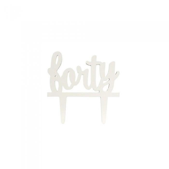Culpitt Milestone 40th Birthday Cake Topper