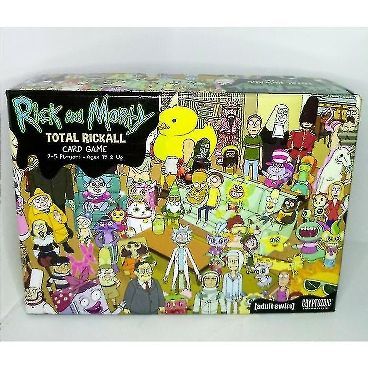 Aespa-joulujuhlat Rick ja Morty Täysi englanti Rick And Morty Cross Friends Party Game Cards Thsin