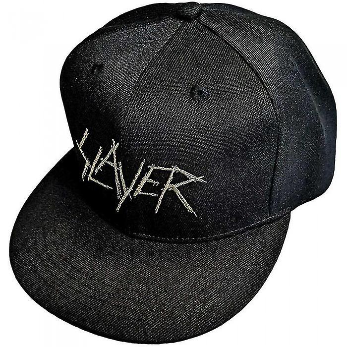 Slayer Unisex Adult Scratchy Logo Snapback Baseball Cap