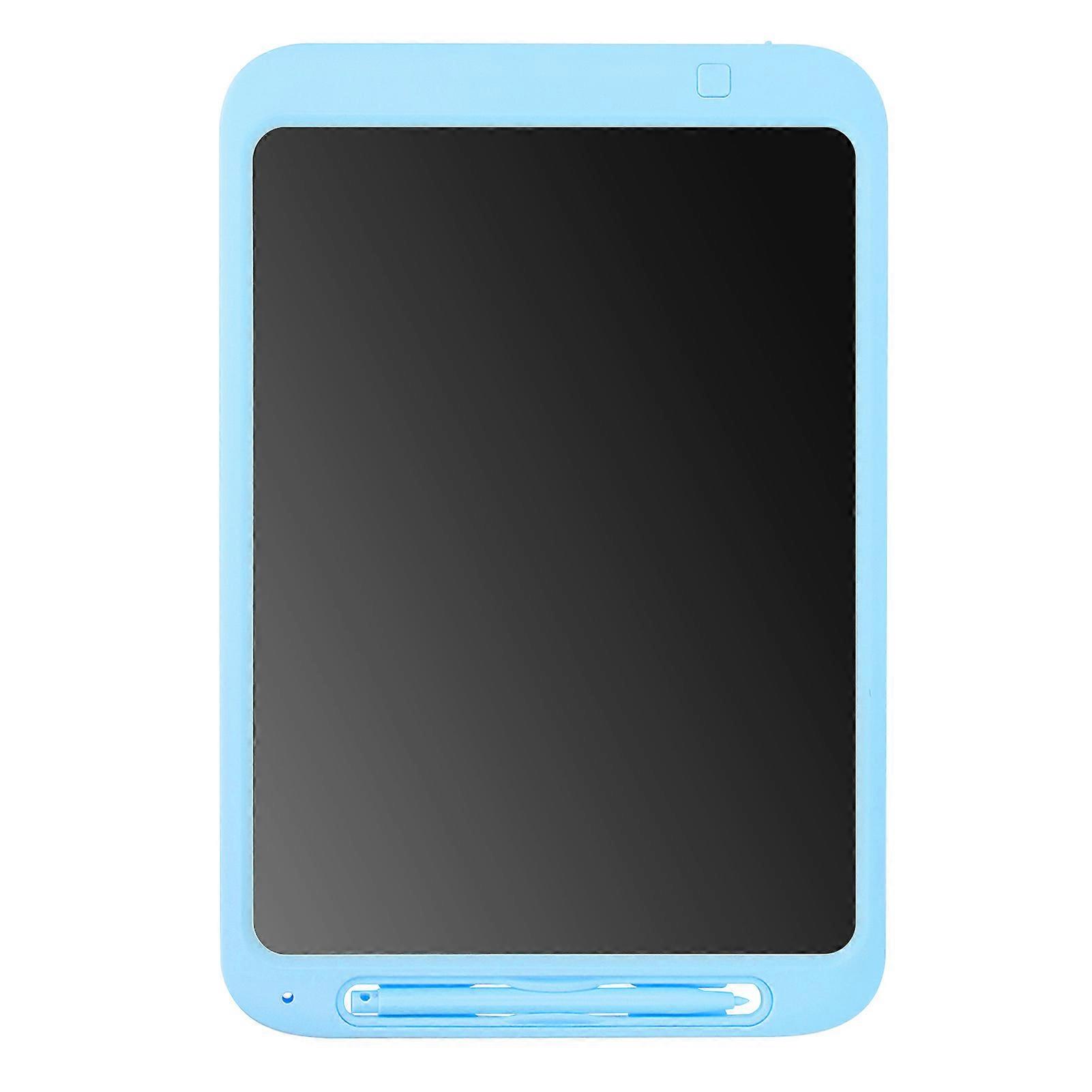 12in LCD Writing Tablet Erasable Colorful Handwriting Lock Electronic Drawing Board for Children Sky Blue
