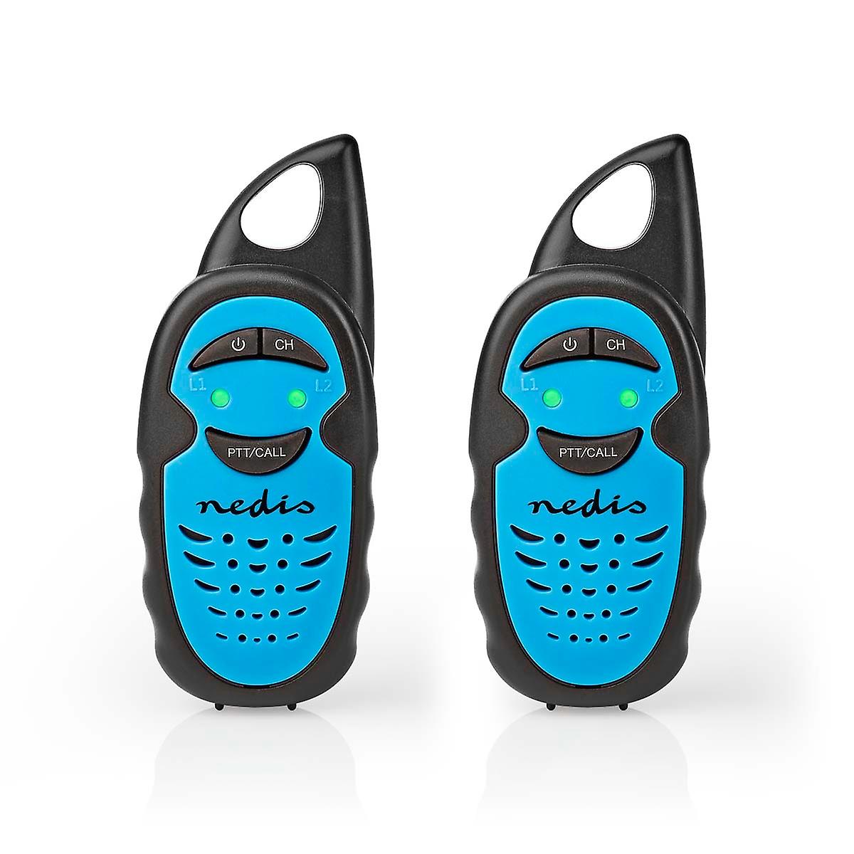 Walkie-Talkie Set | 2 handsets | Up to 3 km | Channel frequency: 3 | PTT | Up to 3 hours |