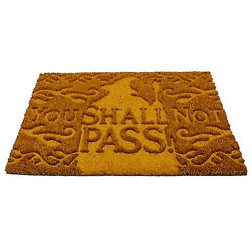 The Lord Of The Rings You Shall Not Pass Embossed Door Mat