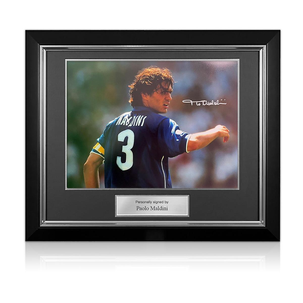 保罗·马尔蒂尼 (Paolo Maldini) 签约意大利足球 照片:1998 年世界杯。豪华框架