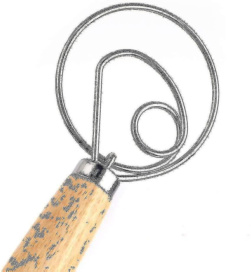 Mehlmixer, 1 Stück, Holzfarbe