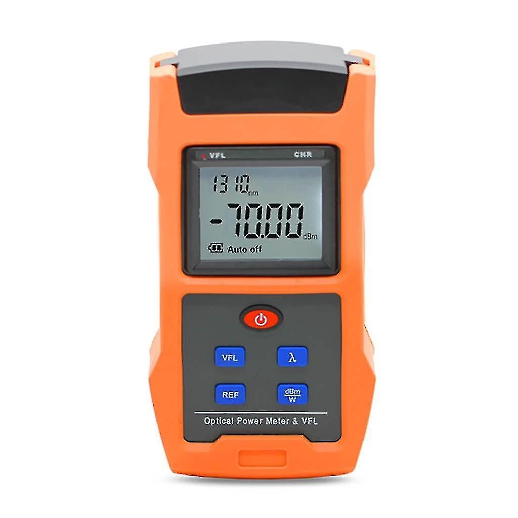 In 1 Rechargeable Battery Powered Fiber Optic Tester Optical Power Meter -70~+10dbm With 10mw Vfl Vi