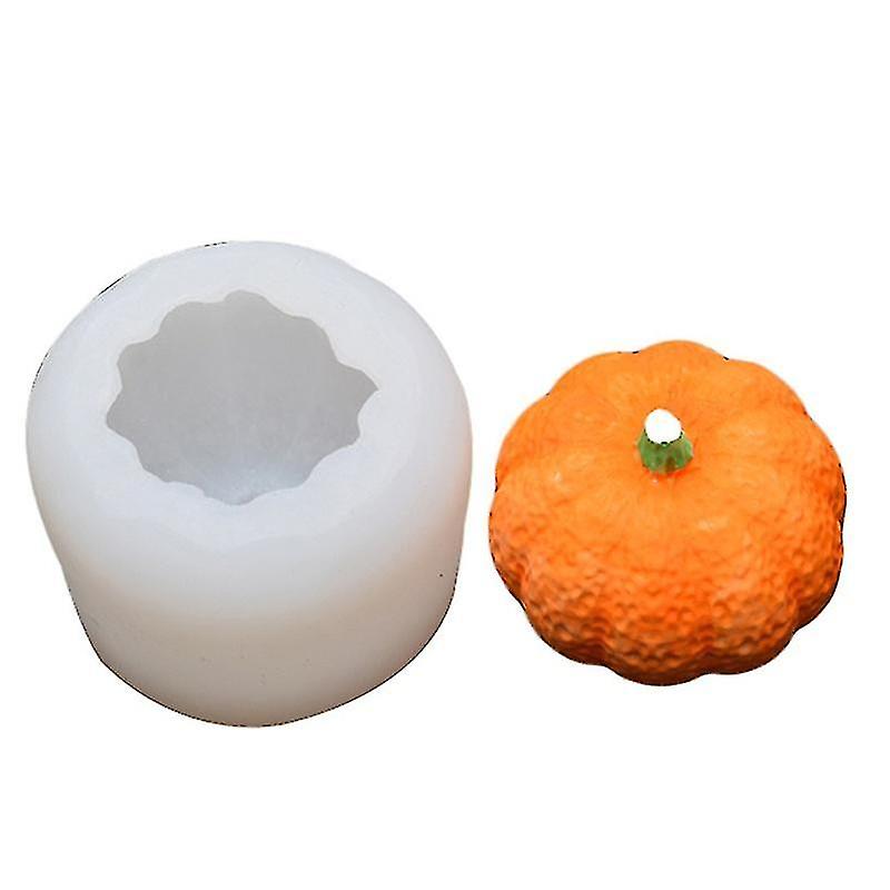 Silicone Material Pumpkin Shape Mold For Chocolates Candy Cakes Jelly Pudding