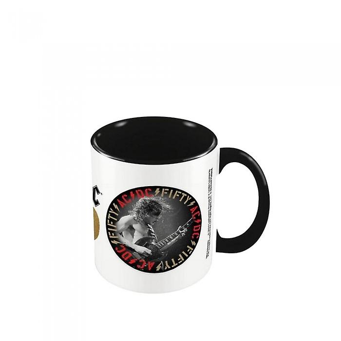 AC/DC Inner Two Tone 50th Anniversary Mug