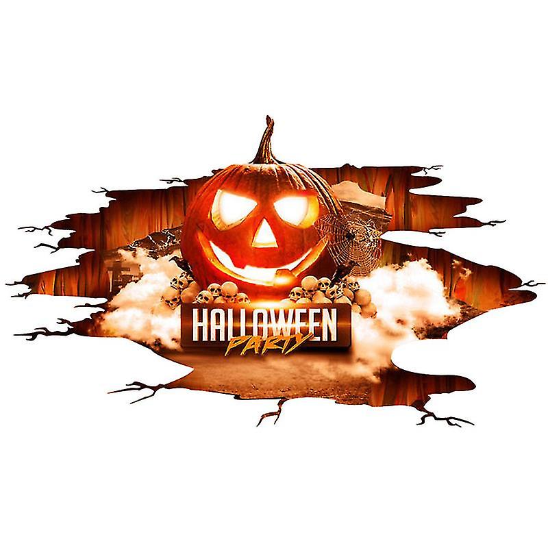 1pcs Pumpkin Wall Decals For Halloween Decorations
