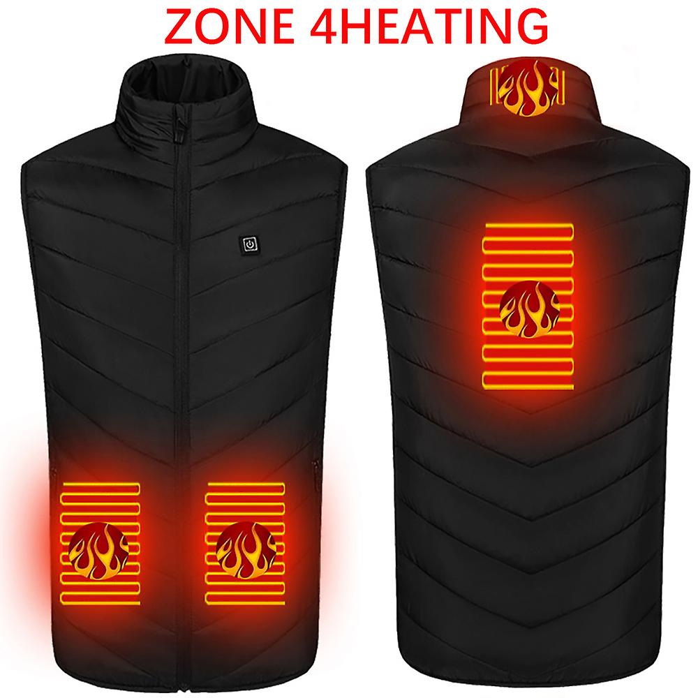 Heating Jacket, Usb Smart Switch 2-11 Zone Heating Vest, Electric Heating Hunting Vest, Men's And Women's Heating Padded Jacket