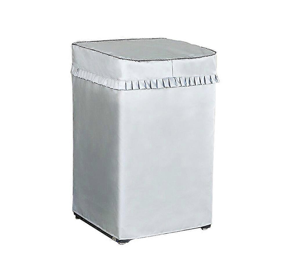 Outdoor washing machine protective cover, (Silver color 58*61*96cm)