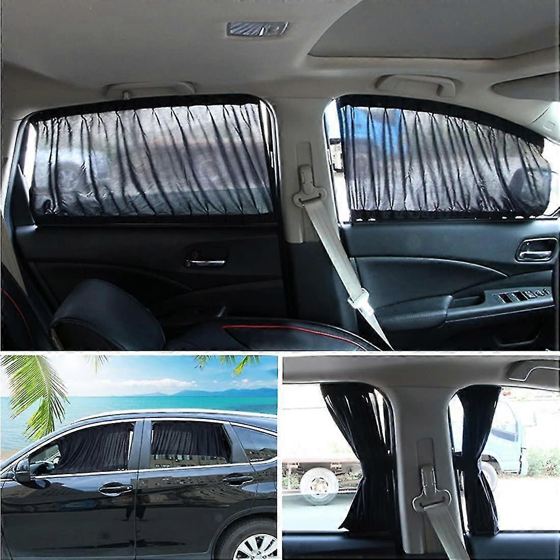 車のサイドカーテン1組、車のカーテンサンシェードと日焼け止め、50*39cm