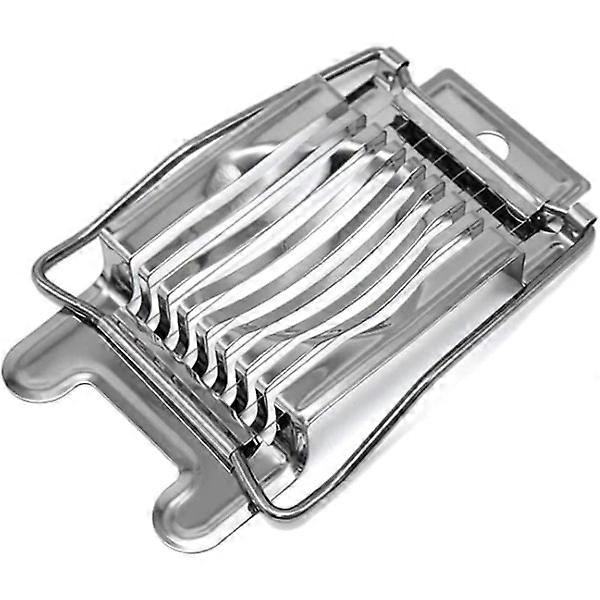 Stainless Steel Egg Slicer, Professional Hard-Boiled Egg Slicer, Precision Kitchen Tool