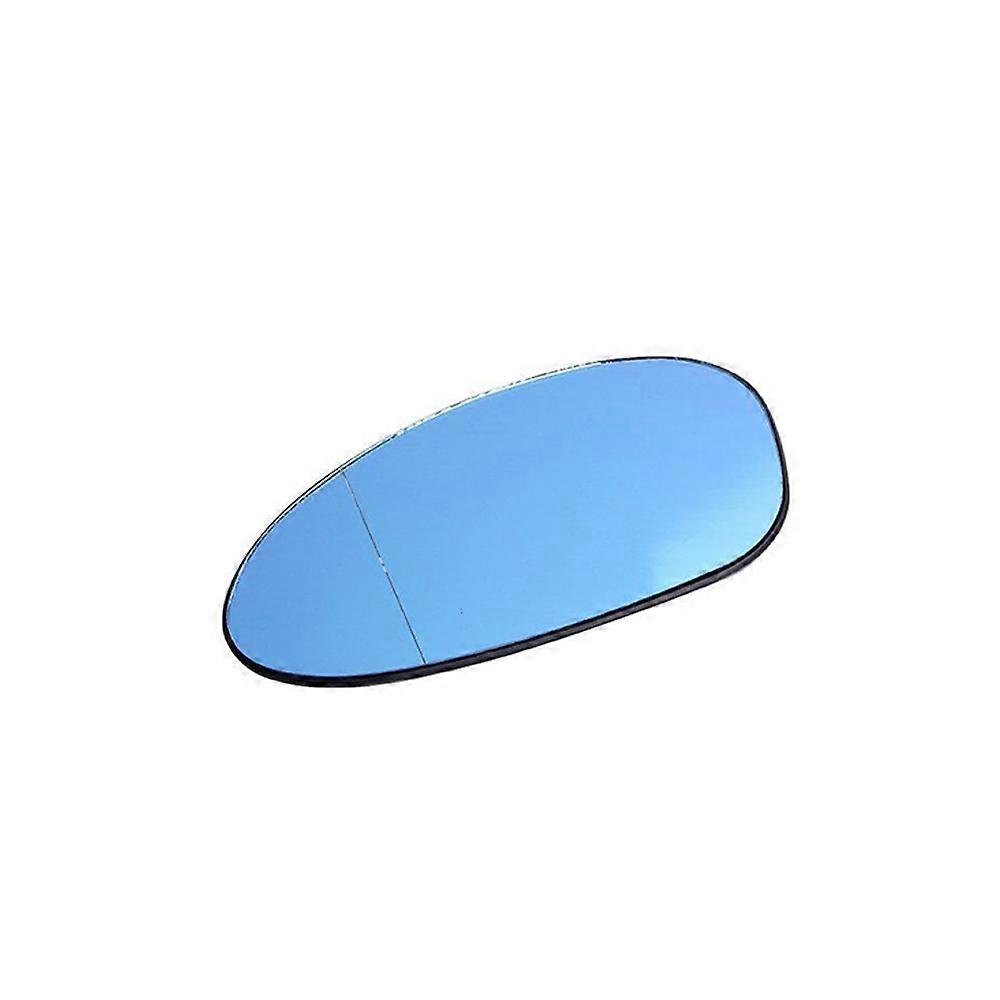 12V Car Left Rearview Mirror Glass Blue Chrome ABS Automobile Size View Mirror Glass with Heated Function for E46 M3 2001 to 2006