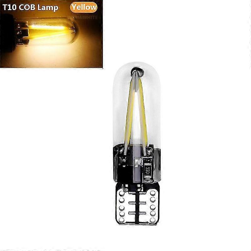 Exquisite 4/2pcs T10 W5w Led Bulbs Canbus Error Free Filament Lights Cob Led Wedge Auto Parking Bulbs Car Reading Door Lamp Dc 12v