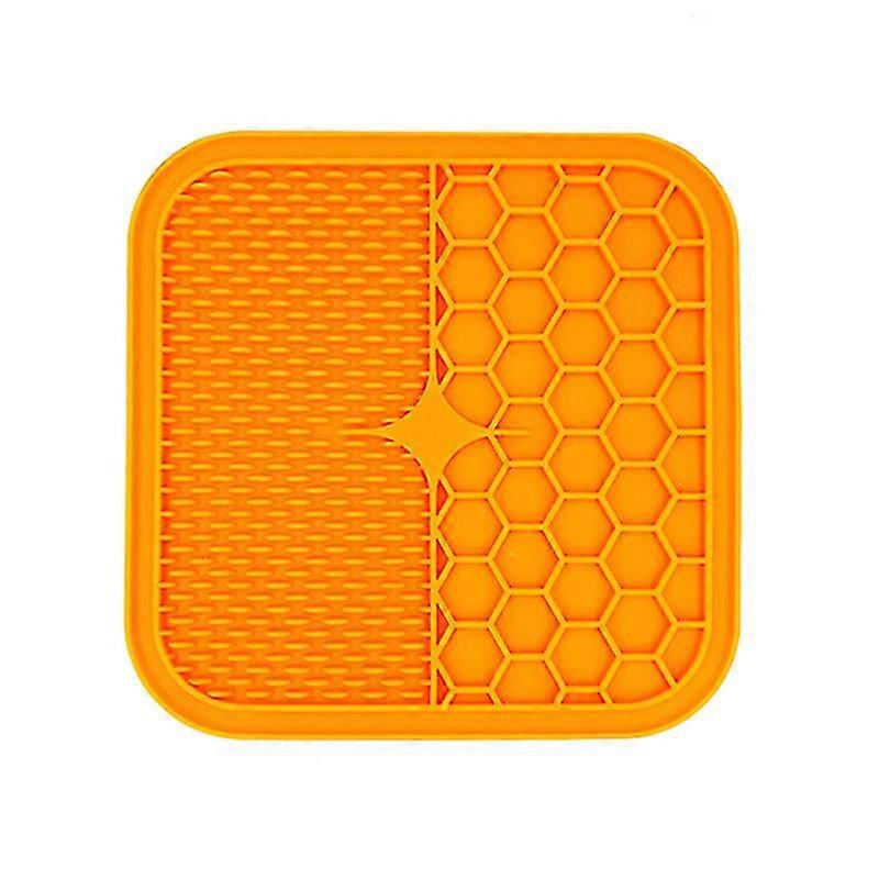 犬用Jianghuoマット猫スローフードボウル吸盤付き給餌ボウルフードボウルシリコン犬舐めパッド犬給餌スロートリートディスペンス