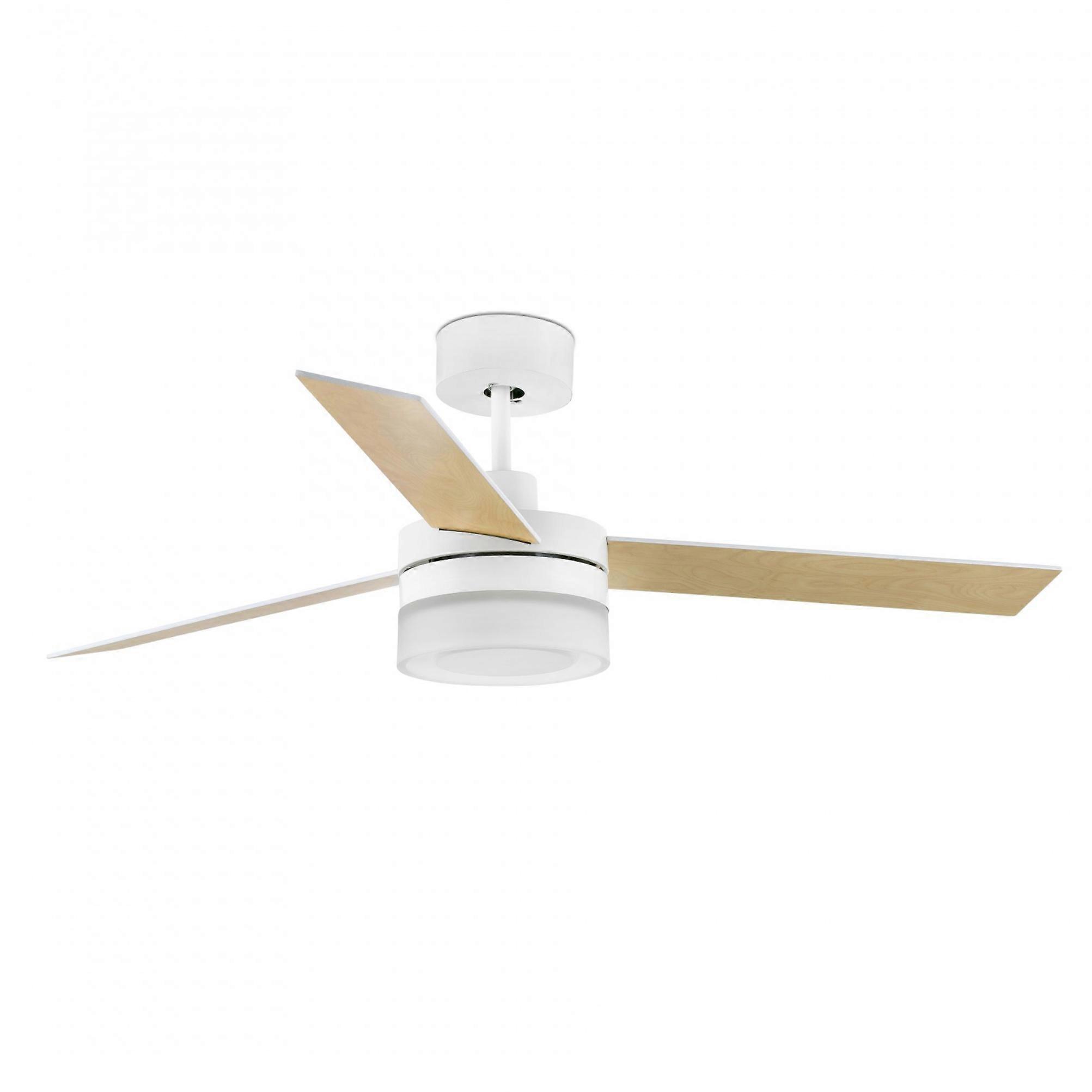 Ice ceiling fan with LED and remote control