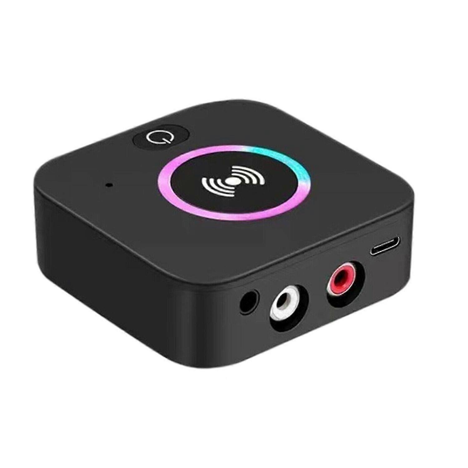 Bluetooth 5.0 Receiver Wireless 3.5mm Aux Nfc To 2 Rca Audio Stereo Adapter Sw Fx