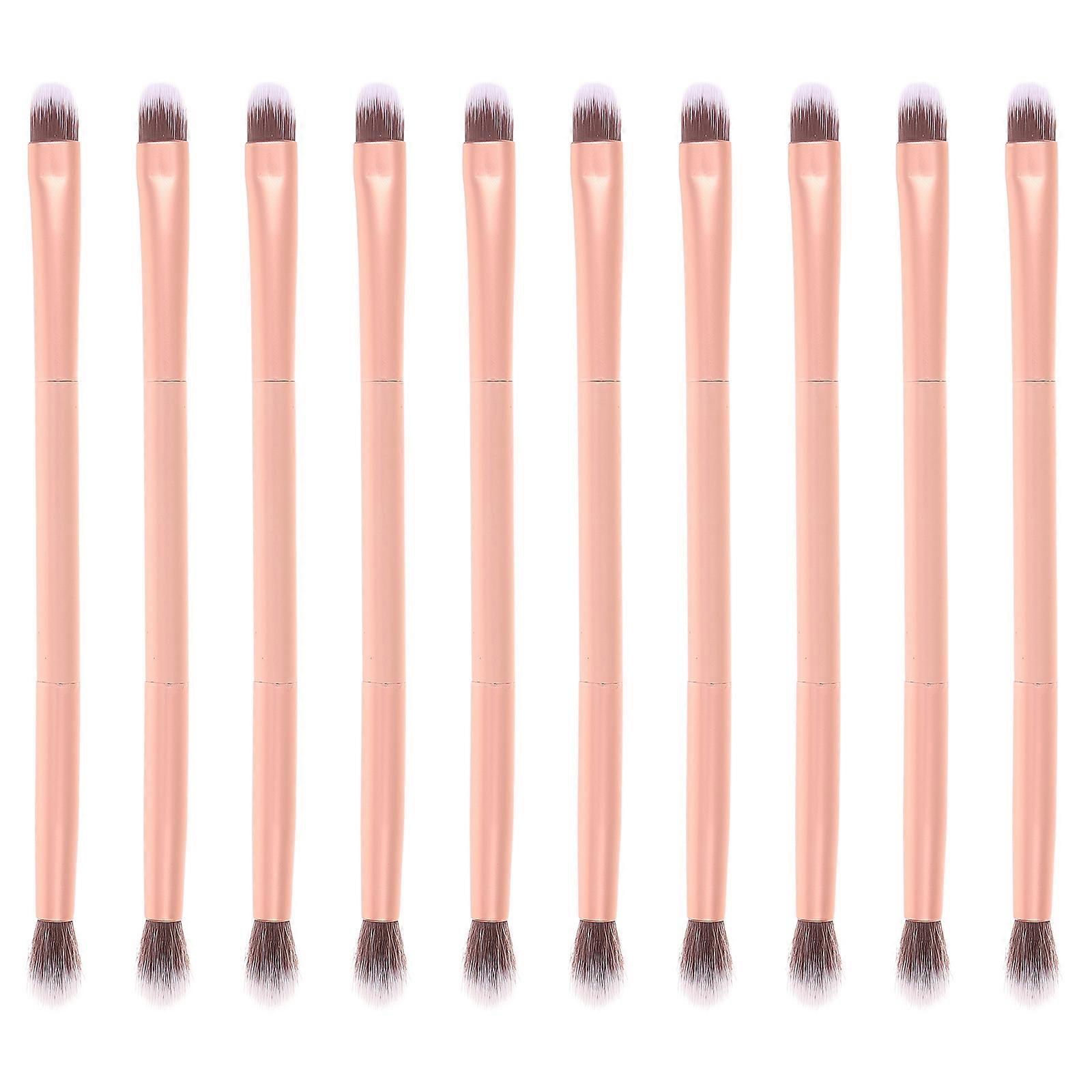 24 stks Double Ended Oogschaduw Borstels Make-up Borstels Oog Make-up Tools voor Vrouwen