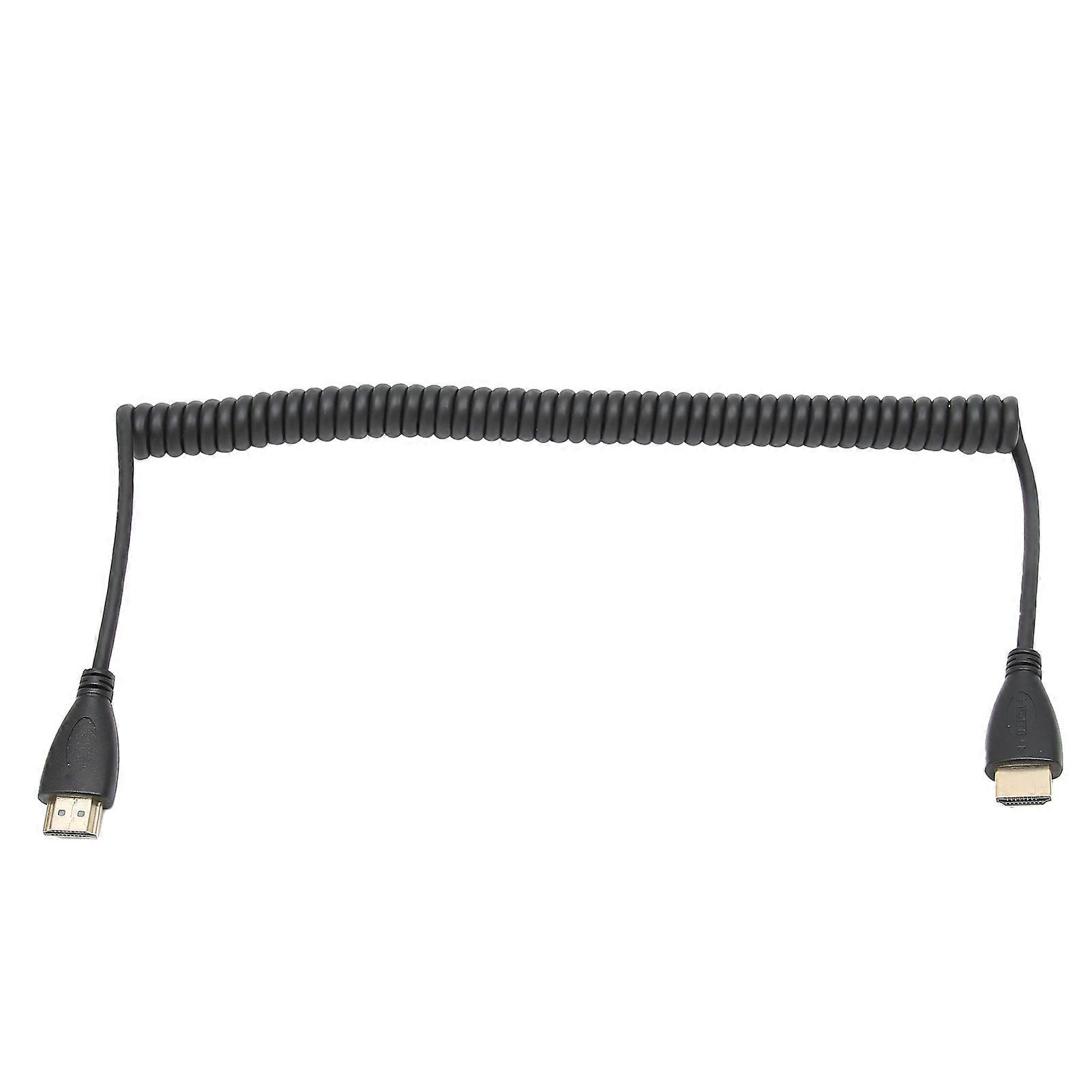 High Definition Multimedia Interface Extension Cable A Male to A Male Spring Wire 1meter