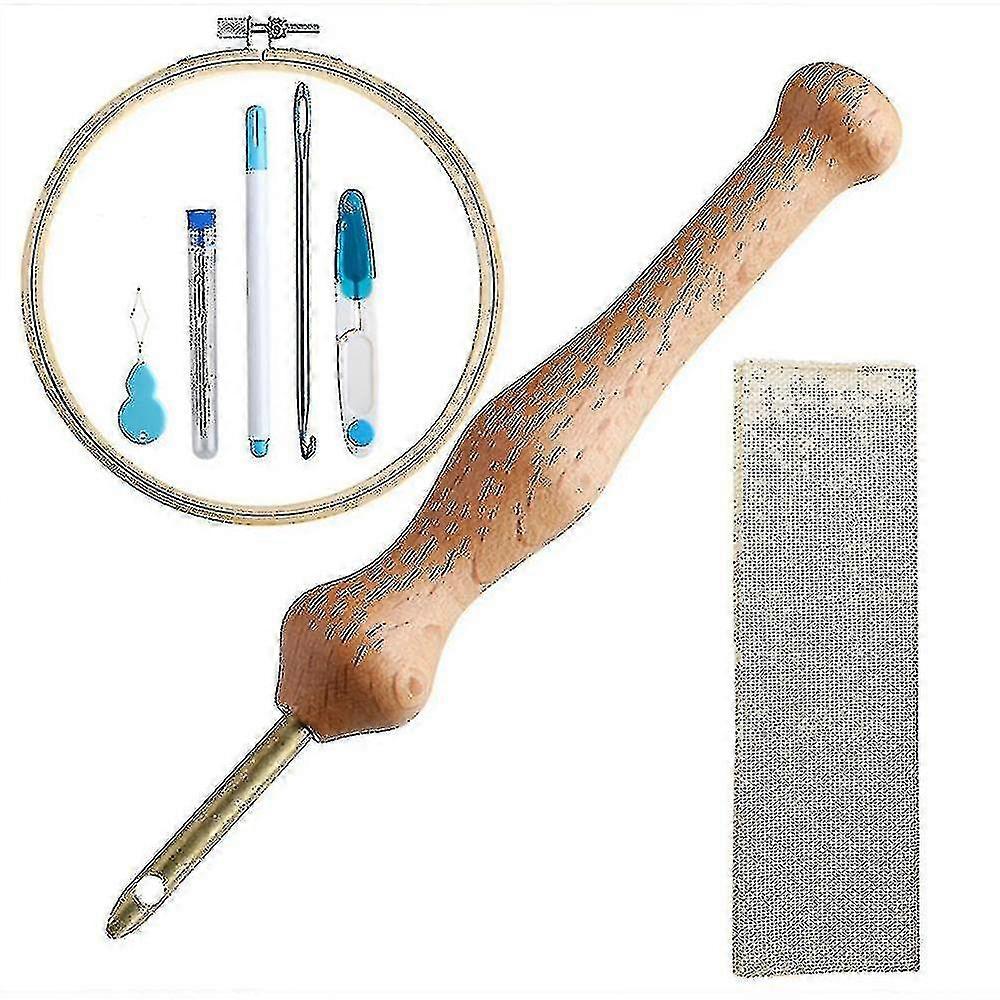 Embroidery Needle Tufting Sets Adjustable Sewing Applique For Diy Craft