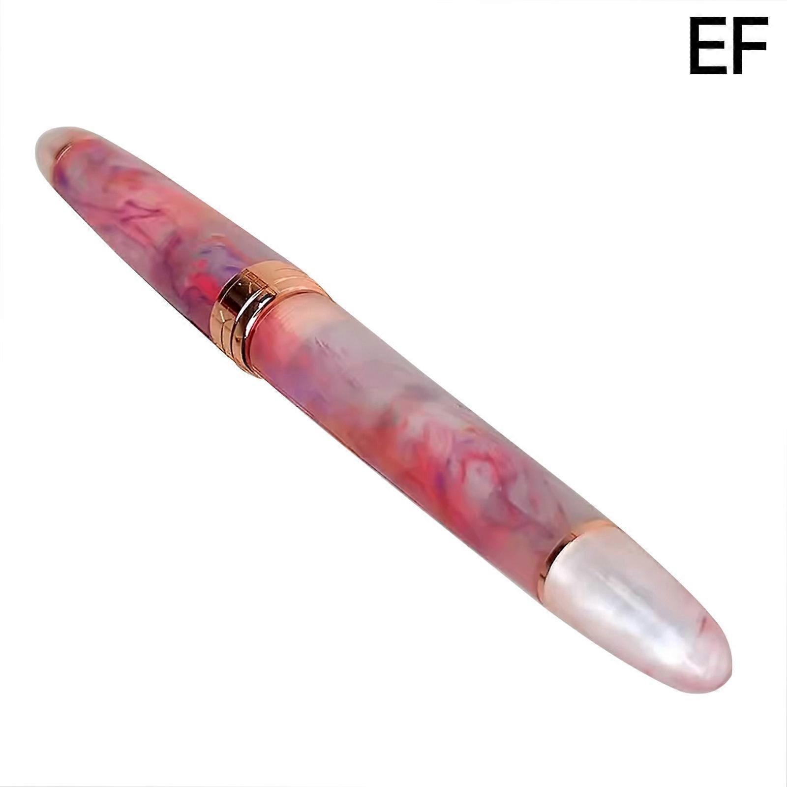 قلم حبر جاف وردي أكريليك Kaigelu 356، قلم حبر للكتابة، قلم مكتب، رأس حبر EF/F