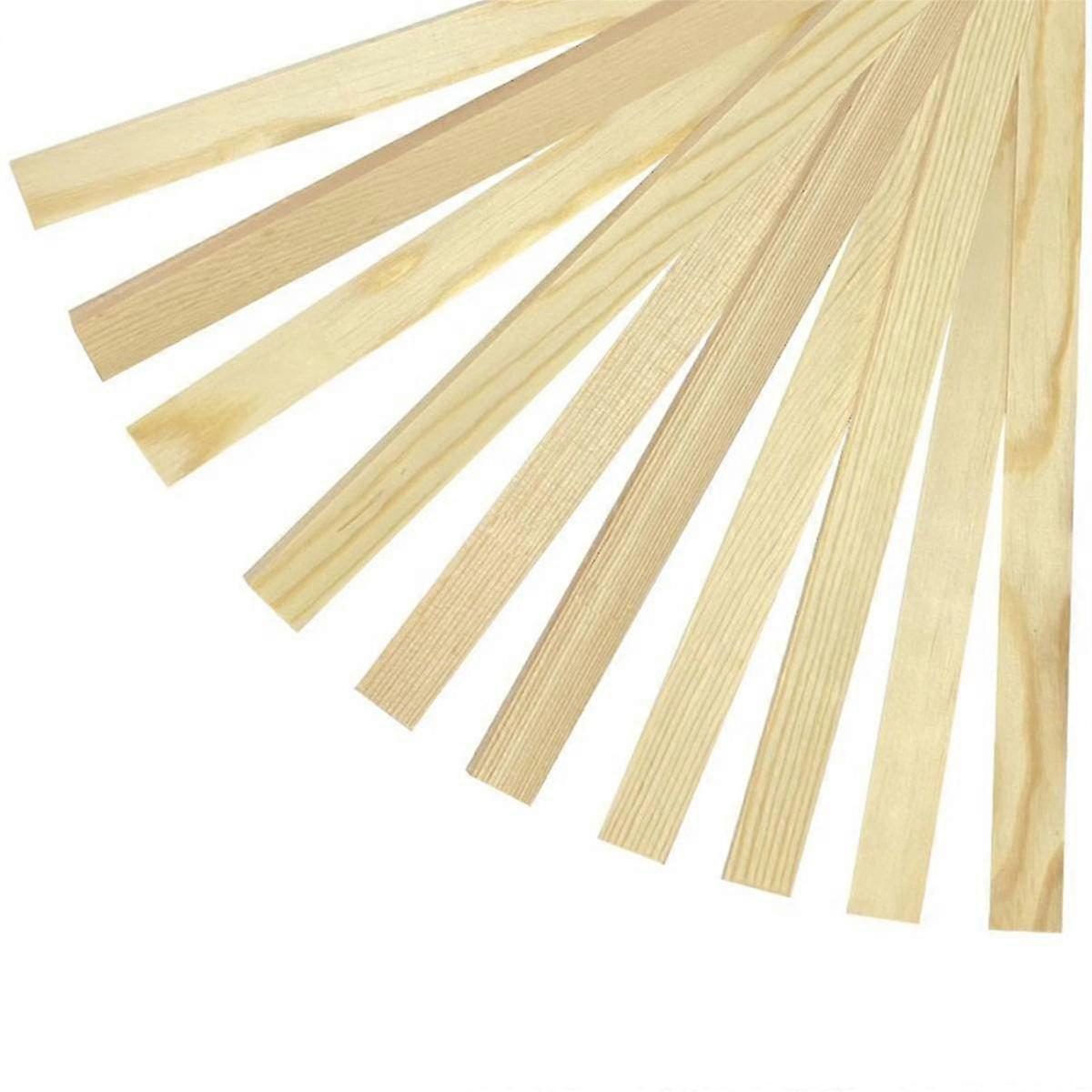 10 Pcs Pottery Teaching Rolling Mud Stick Guide 5 Size Wooden Rolling Pin Guides Sticks Set for Pottery Polymer Clay