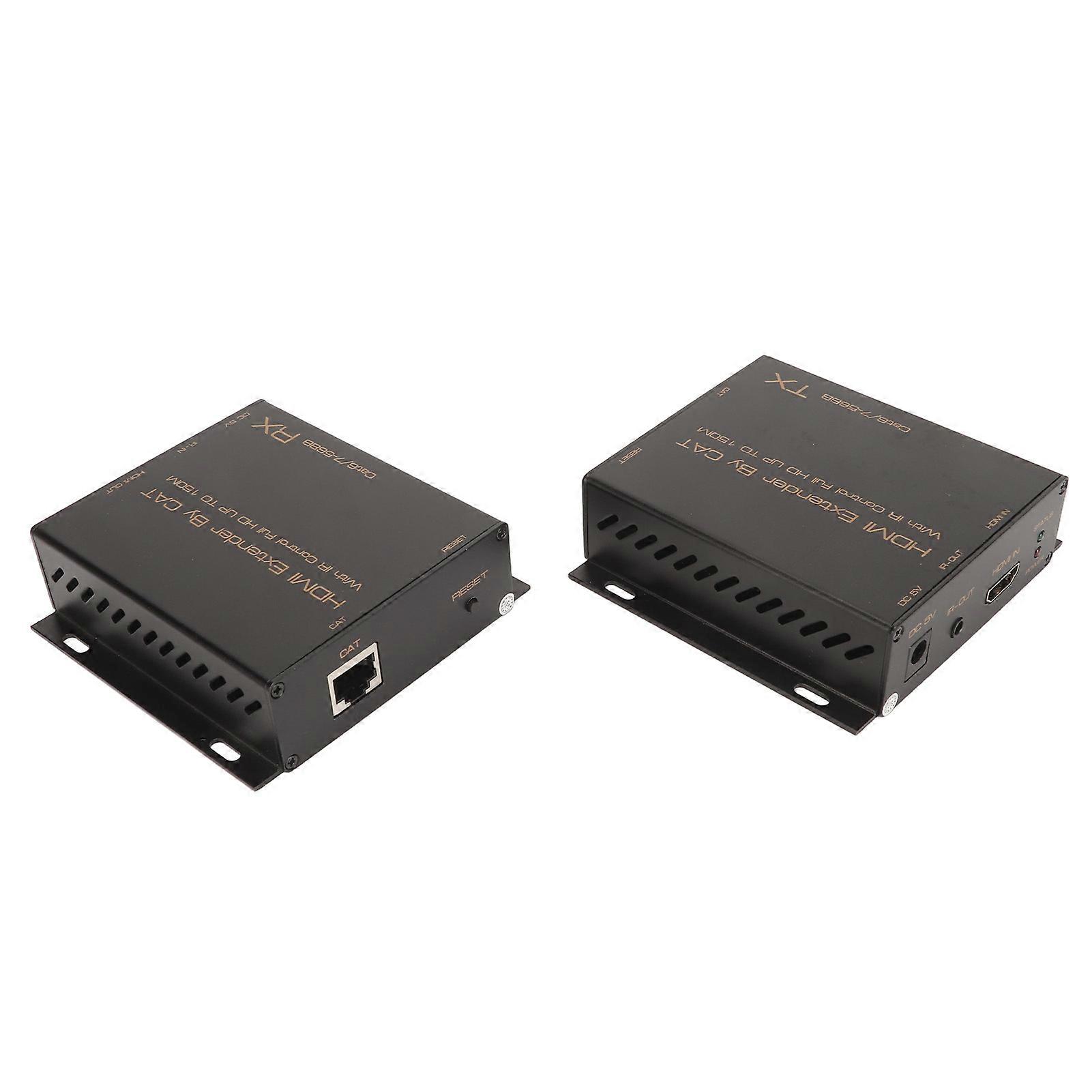 HD Multimedia Interface Extender By Cat TCP IP Support Up To 492ft Video Extender 100240V UK Plug