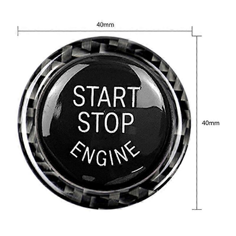 Car Engine Start Stop Button Replace Cover Switch Trim Ring Sticker for BMW E90 E92 E93 320i Car Interior Styling Accessories
