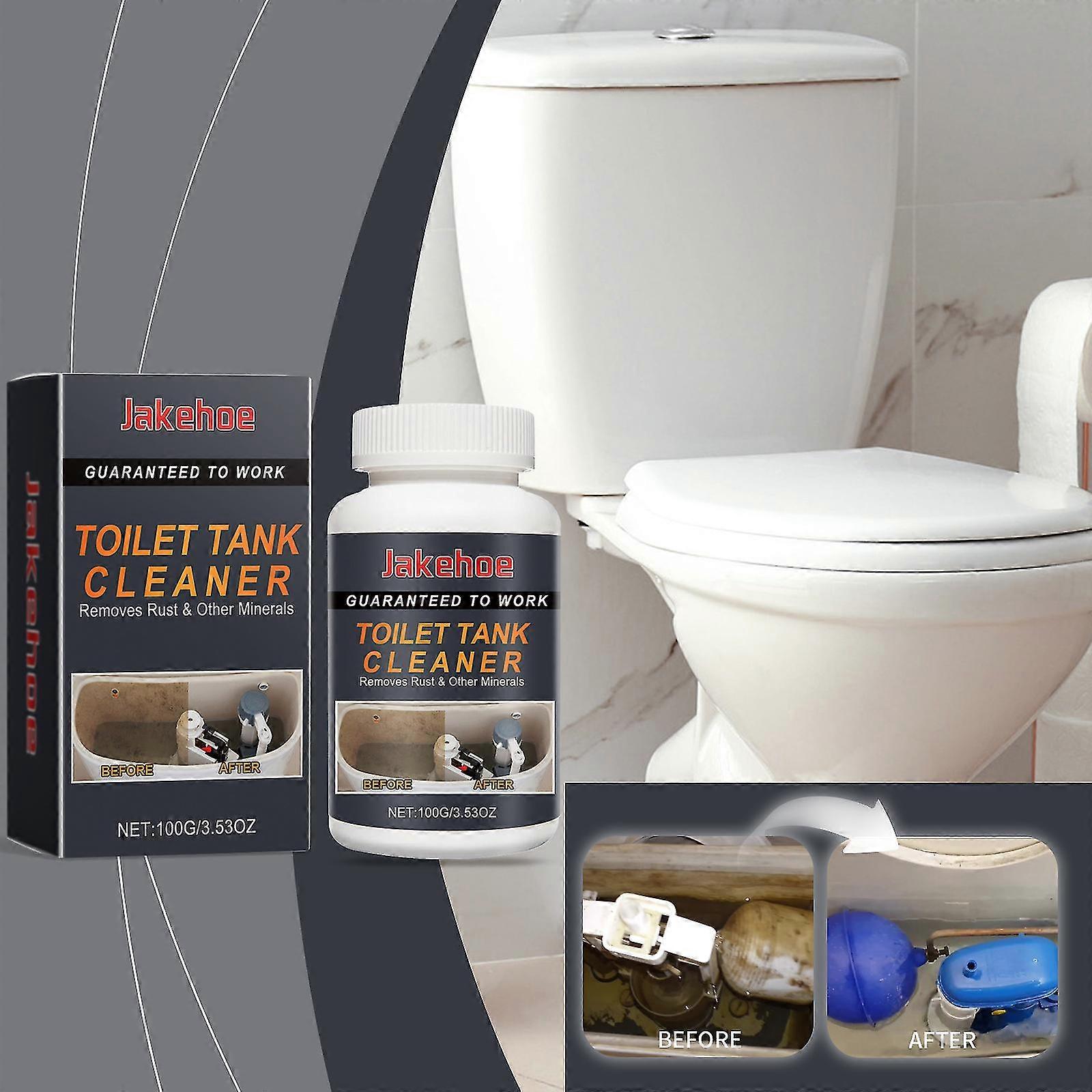 Toilet Tank Cleaner, Bathroom Toilet Cleaning Powder, Removes Rust and Other Minerals, No Scrubbing, Toilet Active Oxygen Agent Cleaner