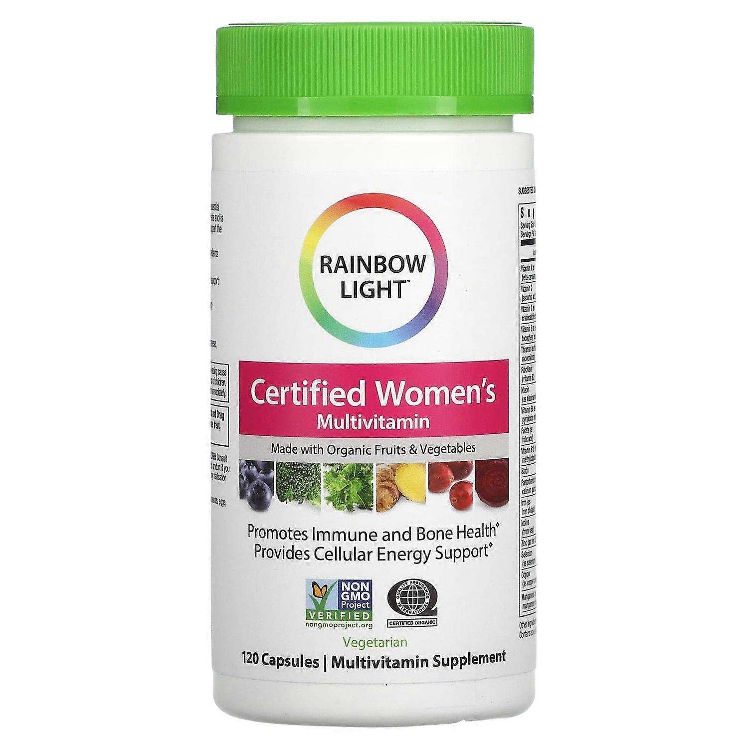 Rainbow Light, Certified Women's Multivitamin, 120 Capsules
