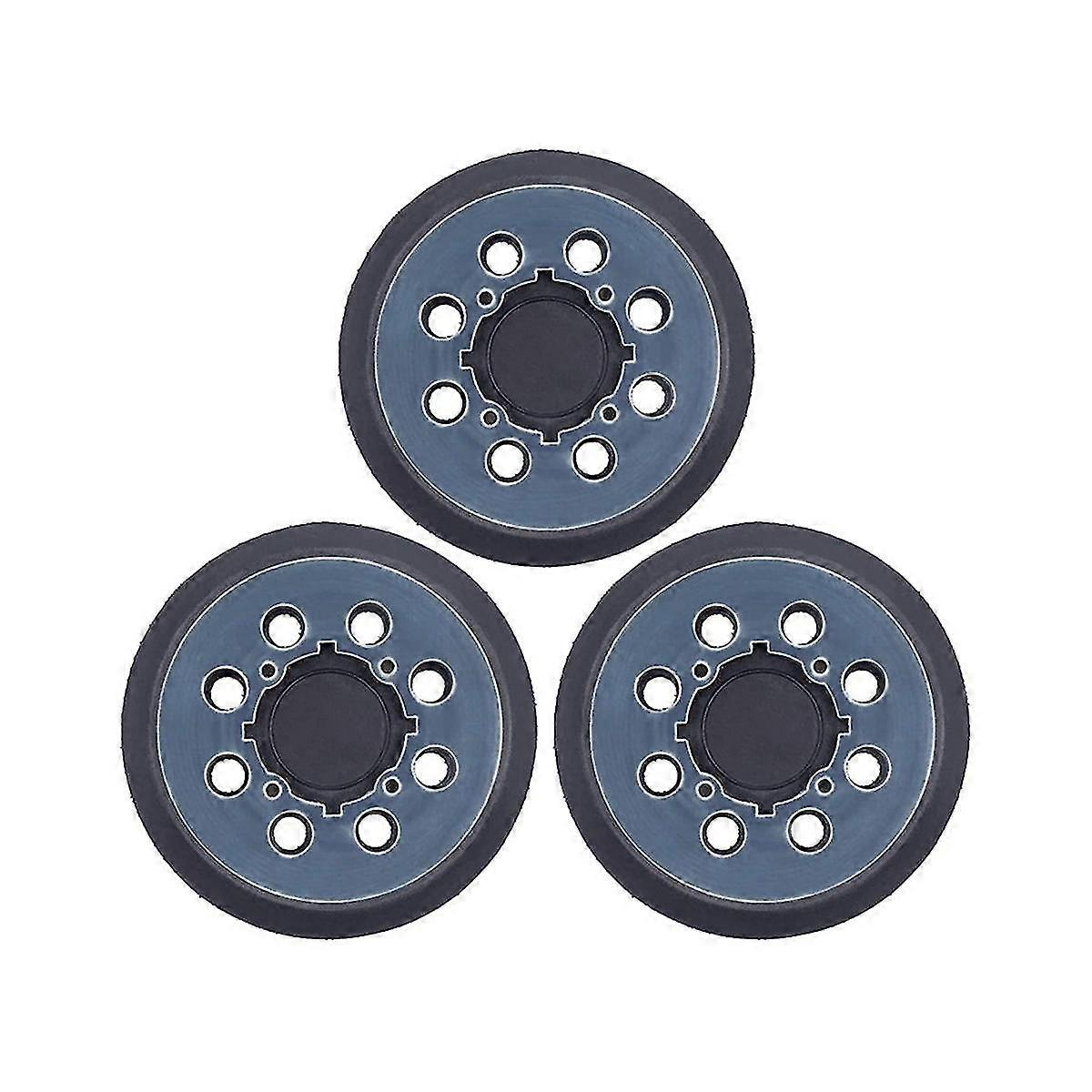 3pcs Backing Pad 5 Inch Sanding Pad 8-hole Hook And Loop Sander Pad Part For Dwe6423 N329079 Workin