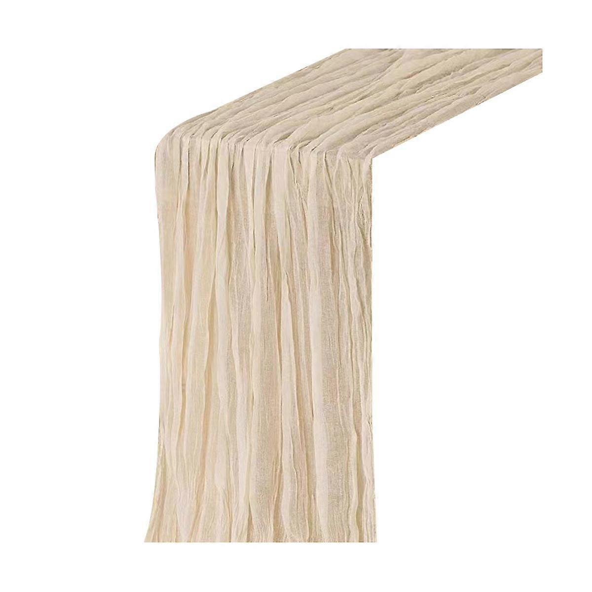 Cheesecloth Table Runner Boho Gauze Cheese Cloth Table Runner Rustic Sheer Runner Long for Wedding