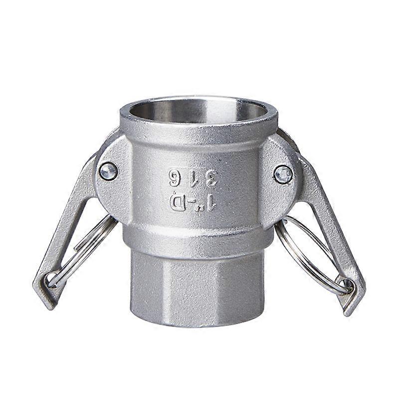 1/2 3/4 1 1-1/4 Camlock Groove Fitting 304 Stainless Steel Cam Lock Quick Connector Coupling Adapter