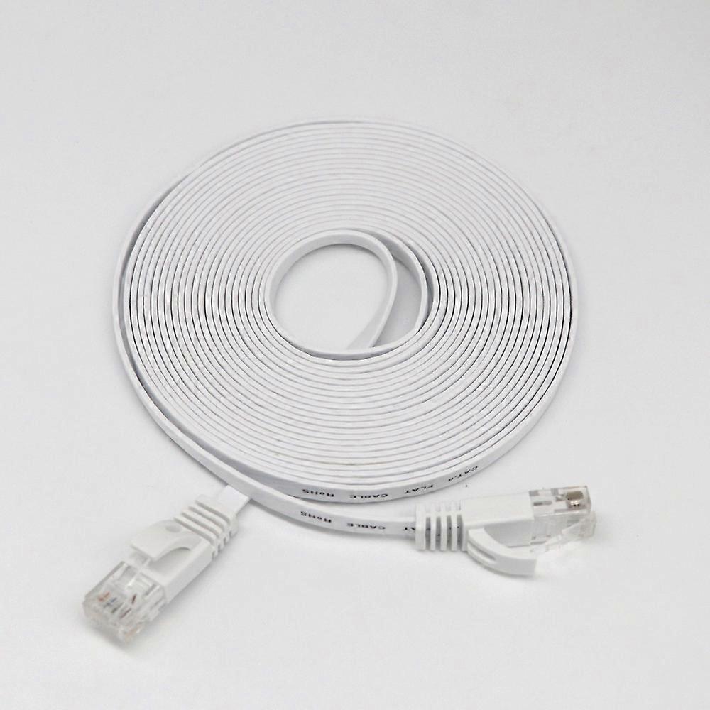 RJ45 Ethernet Network LAN Cable Flat Patch Router Interesting Lot WH