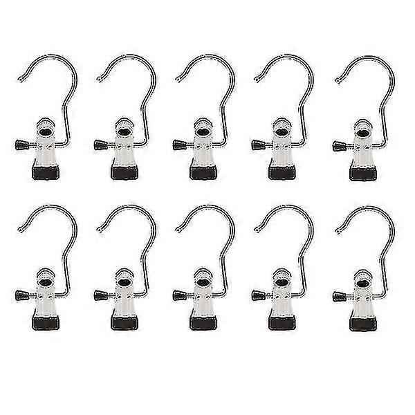 Gancho com braçadeira Aço inox 10-pack