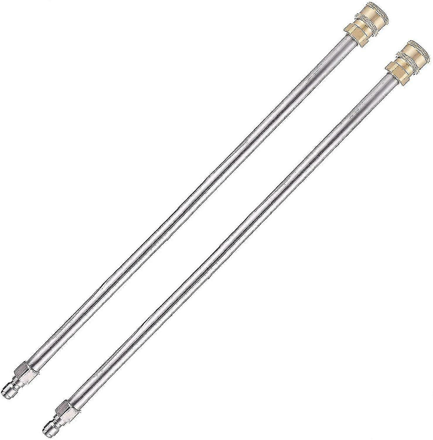 2 Pack Pressure Washer Extension Wands, Gutter Cleaning Tools, Replacement Telescopic Lance, Window Cleaning Nozzles