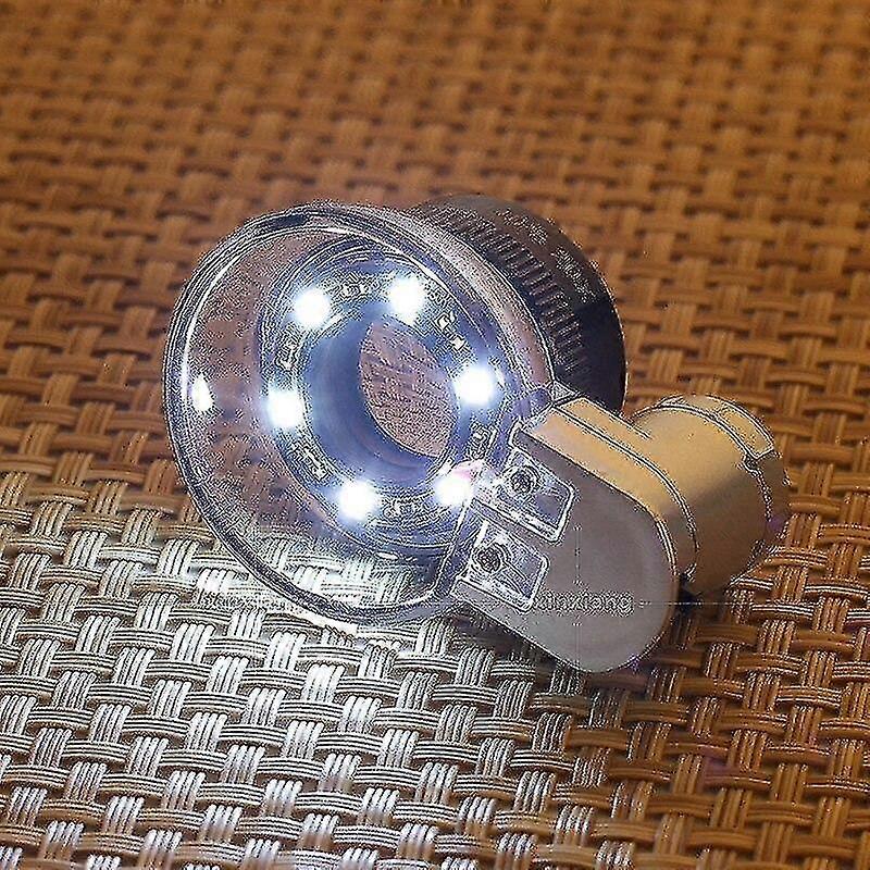 20x 6 Led Light Optical Glass Magnifying Glass