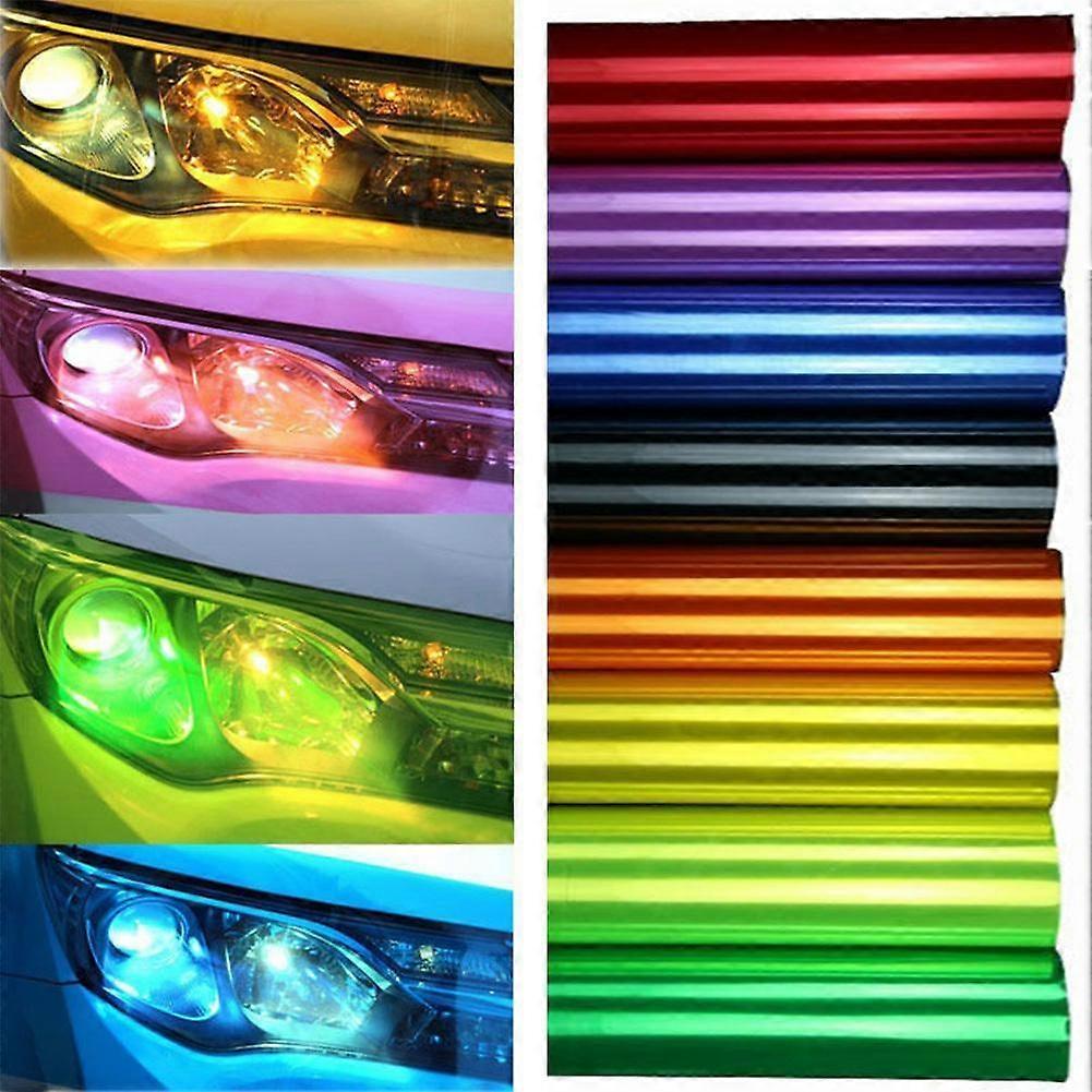 Film Sticker Reflective Car Light Headlight Tint Tail Light